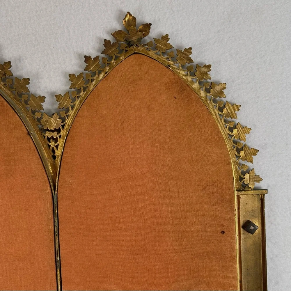 Large Shiviti Plaque Art Judaica Mirror Wall Decor Ornate Spiritual Vintage